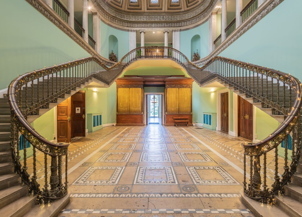 Leigh Court grounds view